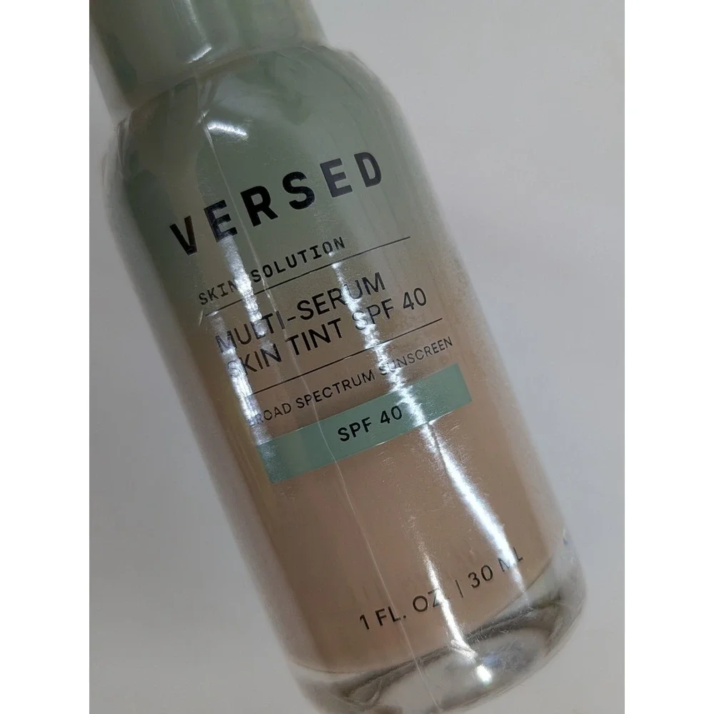 NEW LOT2🌿Versed Multi-Serum Skin Tint SPF 40 Foundation 1oz 5N Dual Ended Brush